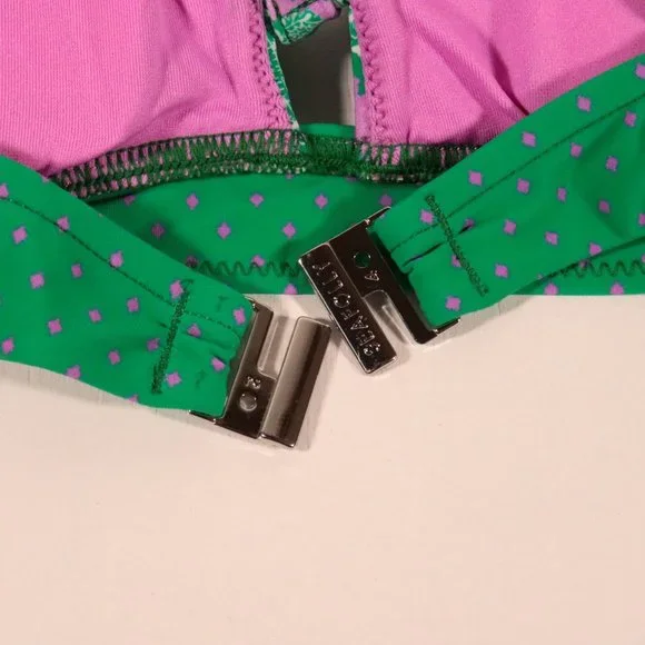 NWOT Seafolly X Revolve Bandana Bay Fixed Tri Bikini Top - Picture 10 of 15